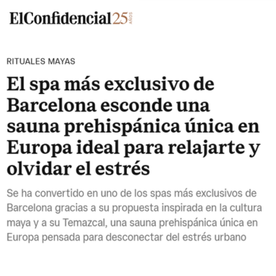 El spa más exclusivo de Barcelona - El Confidencial